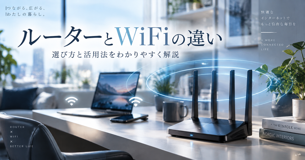 ルーターとWiFiの違いを徹底解説｜選び方と最適な活用法を知ろう
