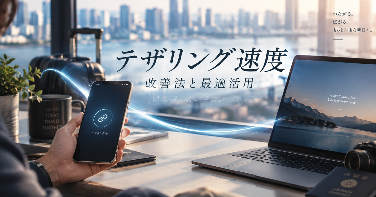 テザリングの速度を徹底解説｜劇的に改善する方法と最適な利用法をマスターするコツ