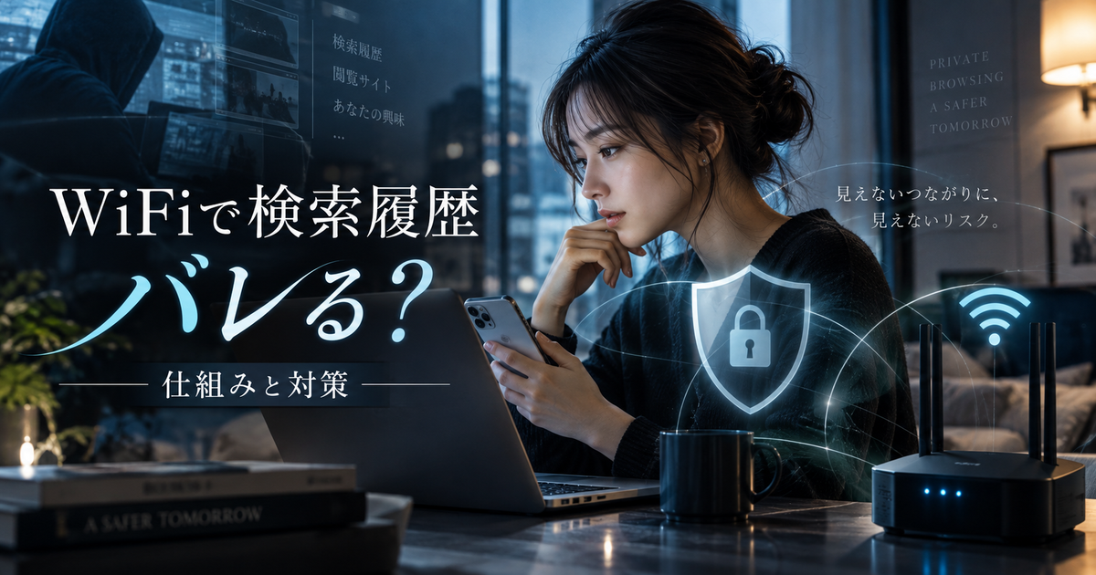 WiFiで検索履歴がバレる仕組みと対策｜今すぐできる具体的な防止方法と設定手順
